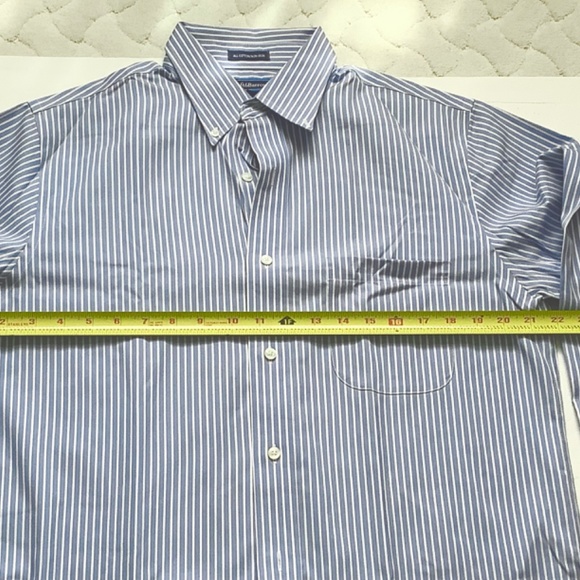 Croft & Barrow Men’s Striped Button Down Dress Shirt - Picture 6 of 10